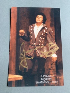 FRANCO BONISOLLI (†2003) Oper signed Autogrammfoto 9x14 Autogramm - Picture 1 of 2