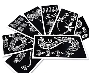 Henna Mehendi Stencil Sheets for Eid Diwali Mehendi Raat or Wedding Parties - Picture 1 of 5