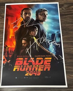 Blade Runner 2049 Signed Movie Poster 11x17 with COA - Authentic Memorabilia - Picture 1 of 3