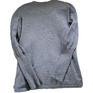 Suéter Rena Lange Vintage Lana Cachemira Gris Cuello Redondo Talla 8 Silencioso Lujo - Imagen 1 de 7