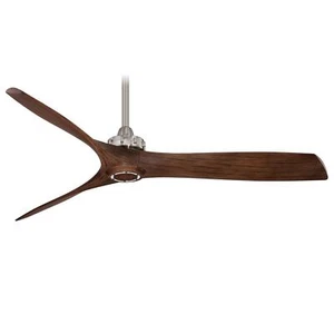 MinkaAire F853-BN/MM Aviation 3 Blade 60" Indoor Ceiling Fan, Maple Blades - Picture 1 of 4