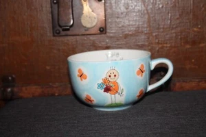 Mila Design Tasse Kaffeebecher Jumbotasse Handbemalt Have a nice day 450 ml - Bild 1 von 11