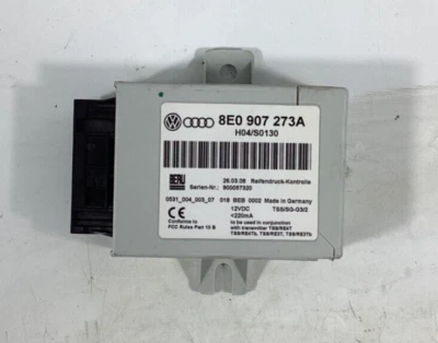 2003-2009 Audi A4 TPMS Tire Pressure Monitor Control Module 8E0907273A OEM . - Image 1 of 4