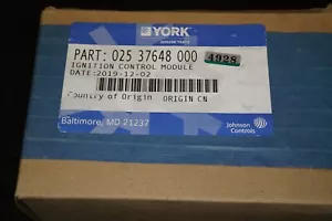 York 025 37648 000 Ignition Control Module New In Box - Picture 1 of 1