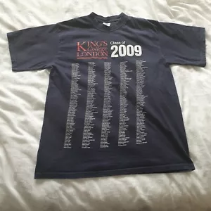 Kings College London Class Of 2009 T-shirt Small Navy memorabilia Pharmacy - Picture 1 of 2