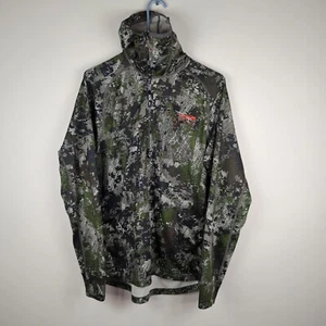 Sitka Gore Optifade Lightwieght 1/2 Zip Long Sleeve Hoodie Shirt Mens Size Large - Picture 1 of 13