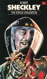 The Status Civilization von Robert Sheckley, Science-Fiction-Buchcover -- POSTKARTE - Bild 1 von 2