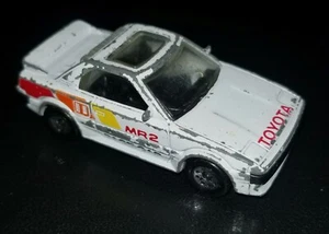 Matchbox Toyota MR2 AW11 1986 4age - weiß - keine Brüche aber schlechte Lackierung 85-89 RHD - Bild 1 von 6