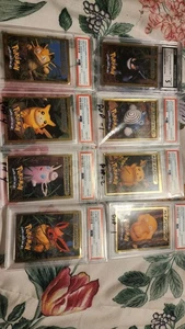 1999 Hasbro Toy Wishes Magazine RARE Pokemon Nintendo Trading Card Set Of 4 NM - Picture 1 of 9