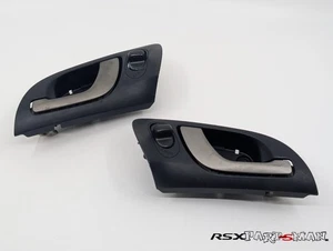 ACURA RSX INTERIOR DOOR HANDLE SET PAIR BLACK 72120-S6M-A01ZA  72160-S6M-A01ZA - Bild 1 von 9