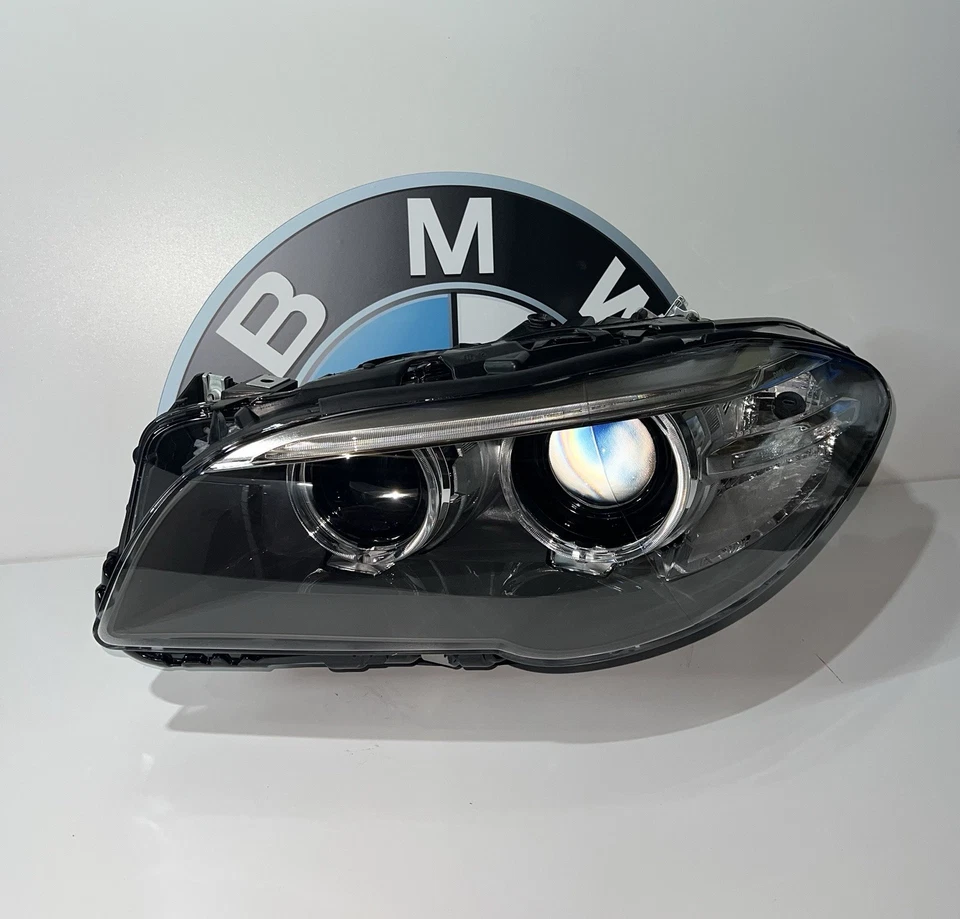BMW 5 Series F10 F11 LCI Bi Xenon HELLA Headlight  Passenger Side 2013-2017 - Image 1 of 4