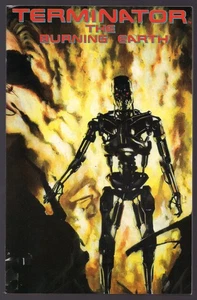 TERMINATOR THE BURNING EARTH NOW 1990 SOFTCVR TPB 1st Alex Ross Work #1-5 VF+ - Bild 1 von 2