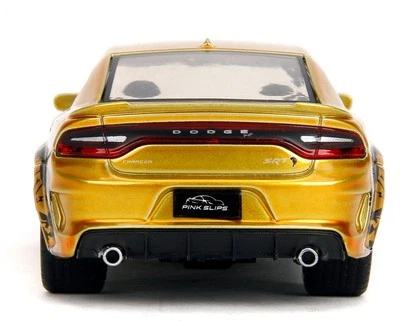 JADA TOYS - DODGE Charger Oro lucido 2021 - SLIPS ROSA - 1/32 - JAD35686 - Immagine 1 di 4
