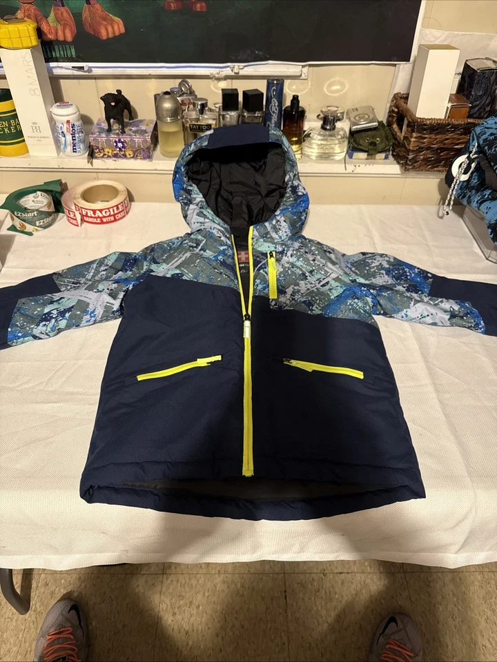 Swiss Tech Boys Waterproof Ski Jacket with Hood Size S 6/7 New - Image 1 of 4