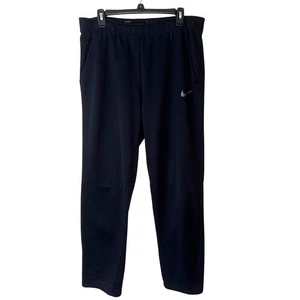 Nike Herren schwarz Dri-Fit Jogginghose groß zum Überziehen elastischer Kordelzug Loungewear - Bild 1 von 12