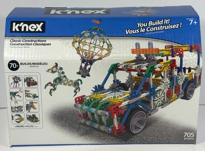KNEX Classic Construction 70+ Model Building Set Creative Building 705 Piece NIB - Image 1 of 4
