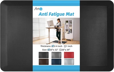 Alfombrillas de cocina de 3/4" de grosor para piso, alfombrilla cómoda acolchada impermeable de 20" X 32", a Foto 1 de 4