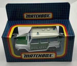 1988 Matchbox Polizei Mercedes-Benz G Wagon MB30 - Picture 1 of 5