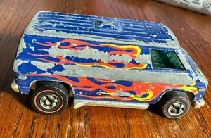 1975 Hot Wheels Redline BLUE Super Van Cutoff Canyon VERY RARE Flying Colors - Picture 1 of 5