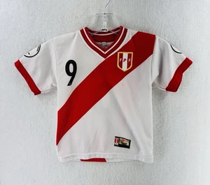 Peru Heim Trikot 2014 Brasilien Patch FIFA Fair Play Gr. Kleinkind 4T Paolo Guerrero - Bild 1 von 9