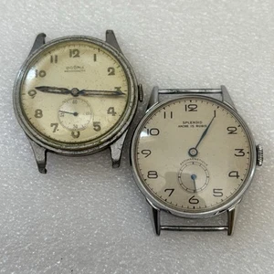 Broken Vintage Mechanical Watch Lot Men’s Splendid Dogma Antimagnetic - Picture 1 of 5
