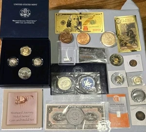 Big Lot Of Coins - Gold - Silver -  Copper - Mint Sets - Picture 1 of 11