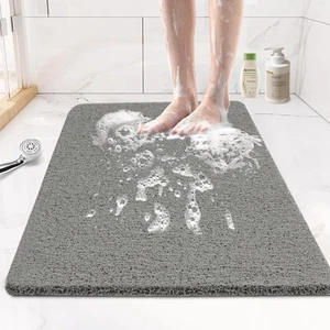 Anti Slip Shower Mats, 17'' x 30'' Non Slip Bath Mat for Inside Shower, Bath ... - Picture 1 of 7