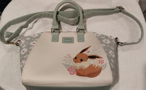 Loungefly Pokemon Eevee Floral Spring Green Umhängetasche Handtasche Tasche - Bild 1 von 8