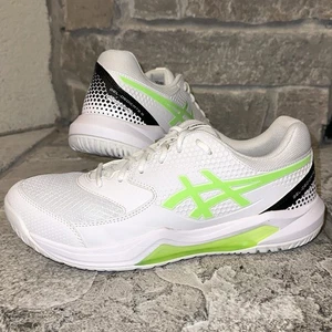 Como Nuevo Asics Gel-Dedicate 8 Blanco Lima Pickleball Zapatos Tenis 9 Hombres 1041A409 - Imagen 1 de 9