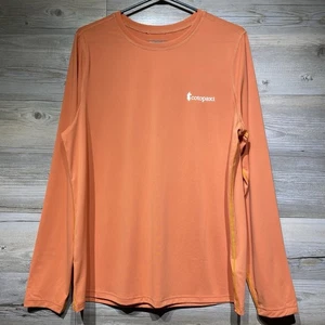 Cotopaxi Women's XL Fino Long Sleeve Tech Tee Orange Peach Stretch Outdoor Logo - Picture 1 of 8