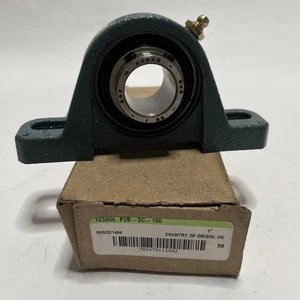 Dodge P2B-SC-100 Pillow Block Ball Bearing 123806 Bore 1" Bolt Base 2-NEW IN BOX - Picture 1 of 10