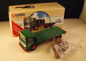 Corgi GB Classics 97370 Aec Flatbed Con PBR Camion IN Scatola Di 1995 - Foto 1 di 1