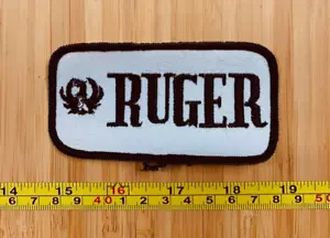 Ruger Firearms patch Hunting Sports Handgun Side Arm Revolver Vintage 70's NOS - Picture 1 of 2
