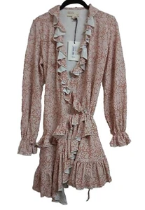 Ted Baker London Quinn Wickelkleid mit Blumenmuster.  Neu mit Etikett.  UVP 260€.  KOSTENLOSER VERSAND - Bild 1 von 5