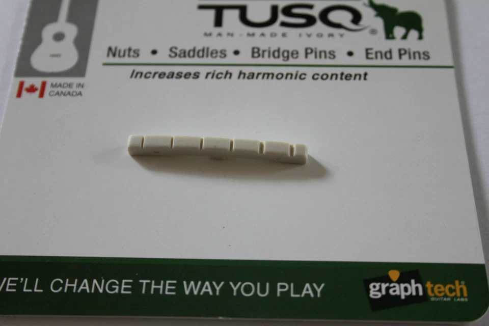 Sattel Graph Tech weiss ws Tusq Strat & Tele Gitarrenbau härter als Knochen