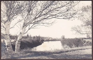 Eustis, Maine RPPC - Dead River Panoramic Bicknell Mfg. Real Photo Postcard - Picture 1 of 2