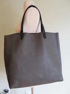 NEU MIT ETIKETT MADEWELL STRUKTURIERTES LEDER TRANSPORTTASCHE GRAU, B1671, MONOGR MAB 188 $ - Bild 1 von 7
