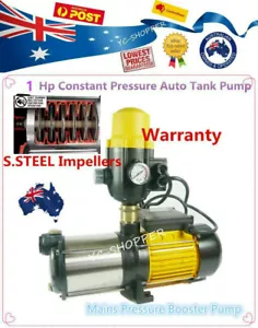 Bomba de presión de tanque de agua de lluvia automática de presión constante para casa de 1 hp 90 l/min - Imagen 1 de 7