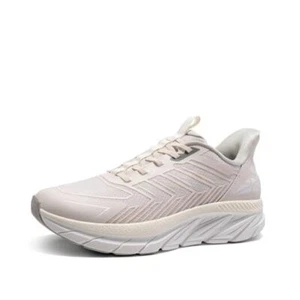 Men's Slip On Walking Shoes Running Comfortable Tennis Breathable Non 13 Beige - Picture 1 of 7
