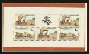 Czechoslovakia Scott #2695a MNH BOOKLET Classic Automobiles CV$5+ 458298 - Picture 1 of 1