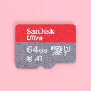 SanDisk Ultra 64GB Micro SDHC SDXC Memory Card (Micro SD) Cameras, Phones etc. - Picture 1 of 1