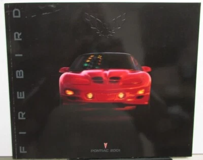 2001 Pontiac Prestige Dealer Folheto de Vendas Firebird Formula Trans Am T/A Grande - Imagem 1 de 4