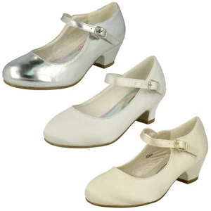 Girls Spot On Formal Mary Jane Style Party Shoes - Picture 1 of 28