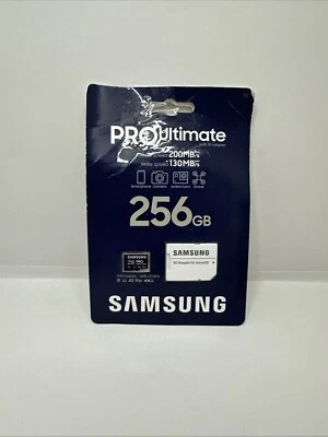 Samsung Pro Ultimate With SD adapter 256GB - Image 1 of 2