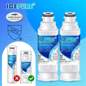Fit For Samsung DA97-17376B HAF-QIN RF27T5201SR/AA Water Filter 2PACK - Picture 1 of 9