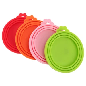 4Stück Haustier Dosen Deckel Hundefutter Dosendeckel für Nassfutter Katzenfutter - Bild 1 von 12