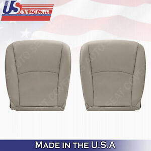 Fits Toyota Highlander 2008 to 2013 Driver & Passenger Bottoms Leather Cover Tan