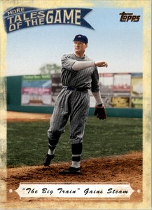 2010 Topps Update More Tales of the Game #10 Walter Johnson