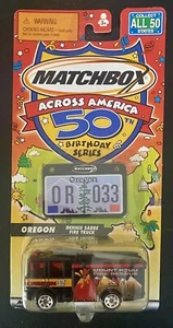 2001 MATCHBOX ACROSS AMERICA OREGON DENNIS SABRE FIRE TRUCK BLACK - Picture 1 of 2