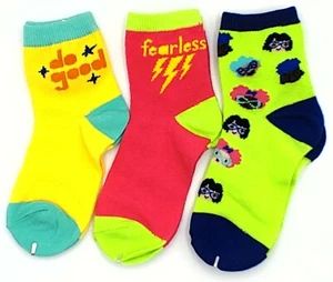 3 Pack Girls Socks Size 7- 8.5 - By Bullseye's Playground - Picture 1 of 2